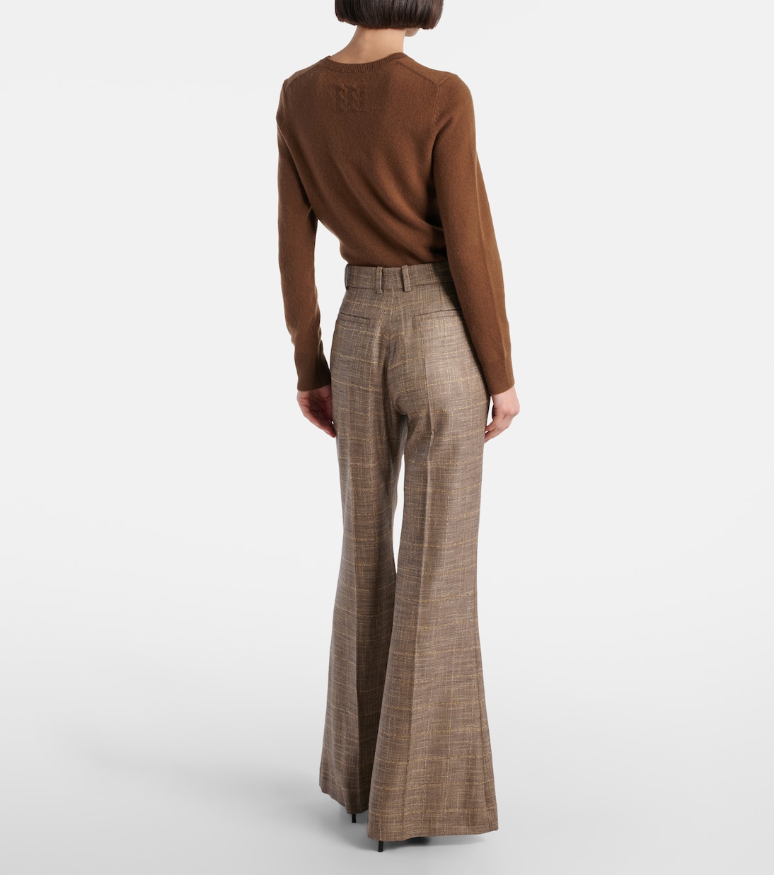 Stevens wool-blend flared pants | Joseph