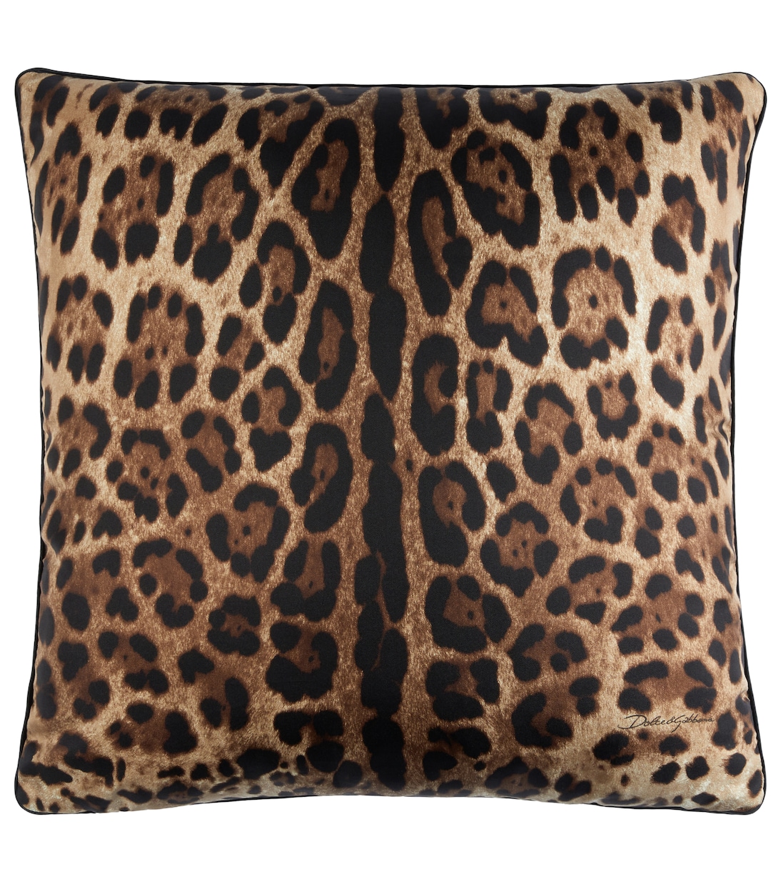 Cuscino  Leopardo piccolo in twill di seta | Dolce&Gabbana Casa
