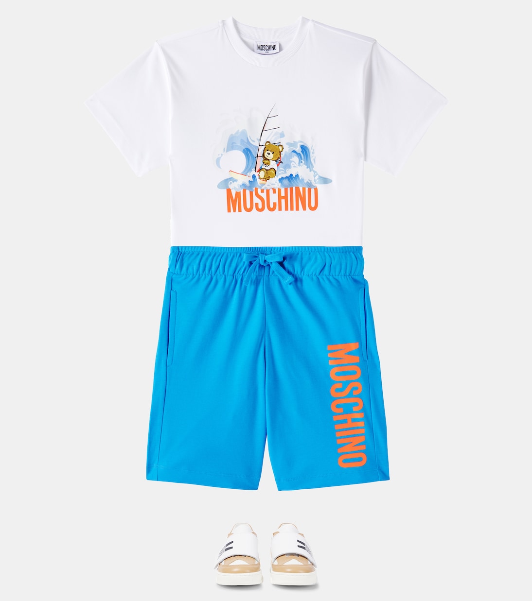 Set Teddy Bear de camiseta y pantalón | Moschino Kids