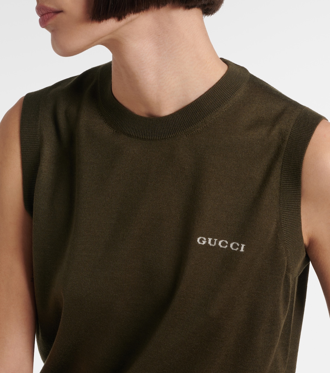 Pullunder aus Kaschmir und Seide | Gucci