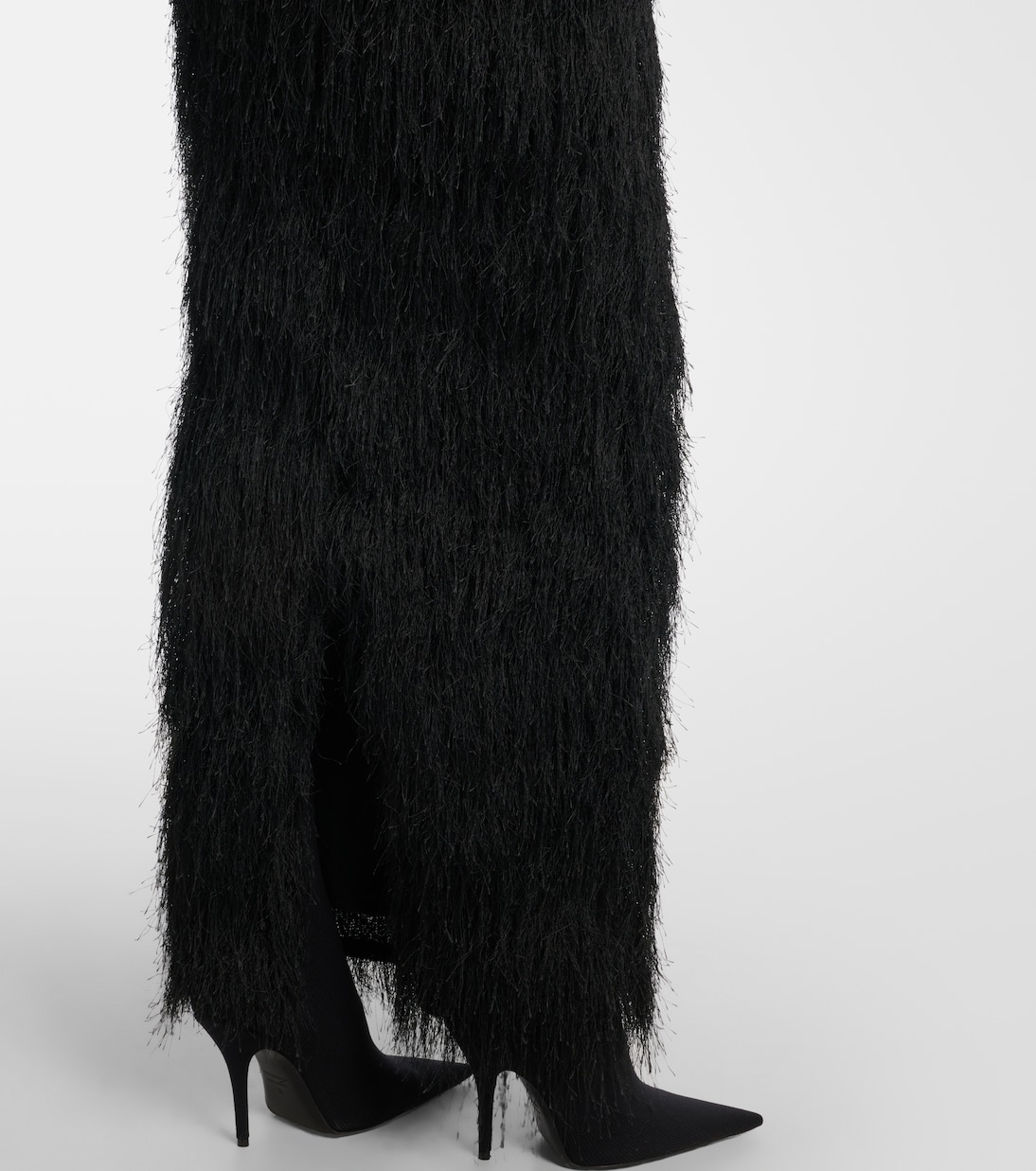 Fringe open-back maxi dress | Entire Studios
