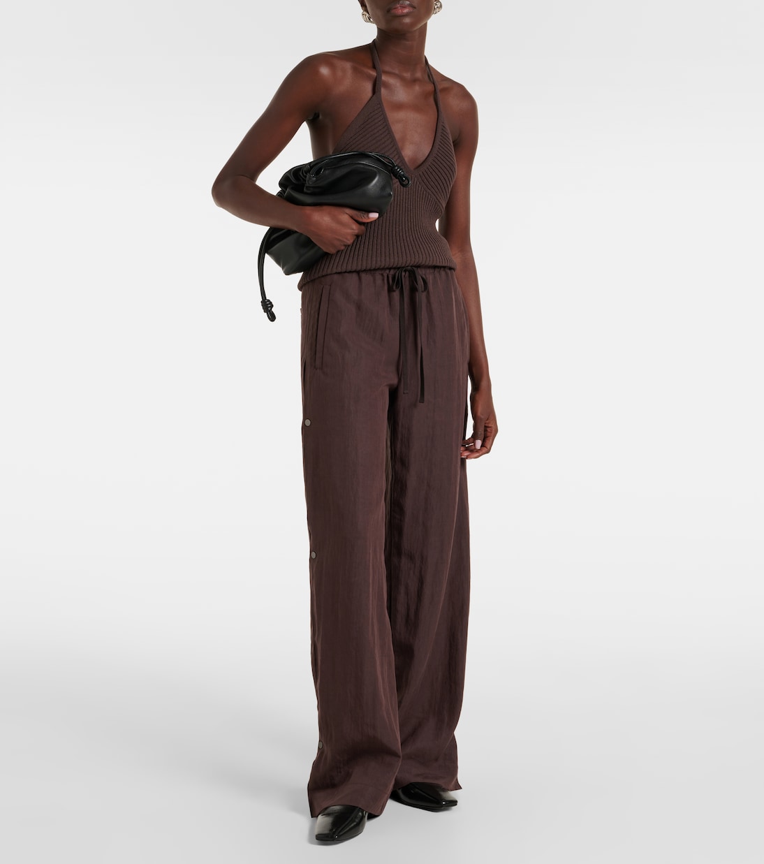Slit-detail wide-leg pants | Vince