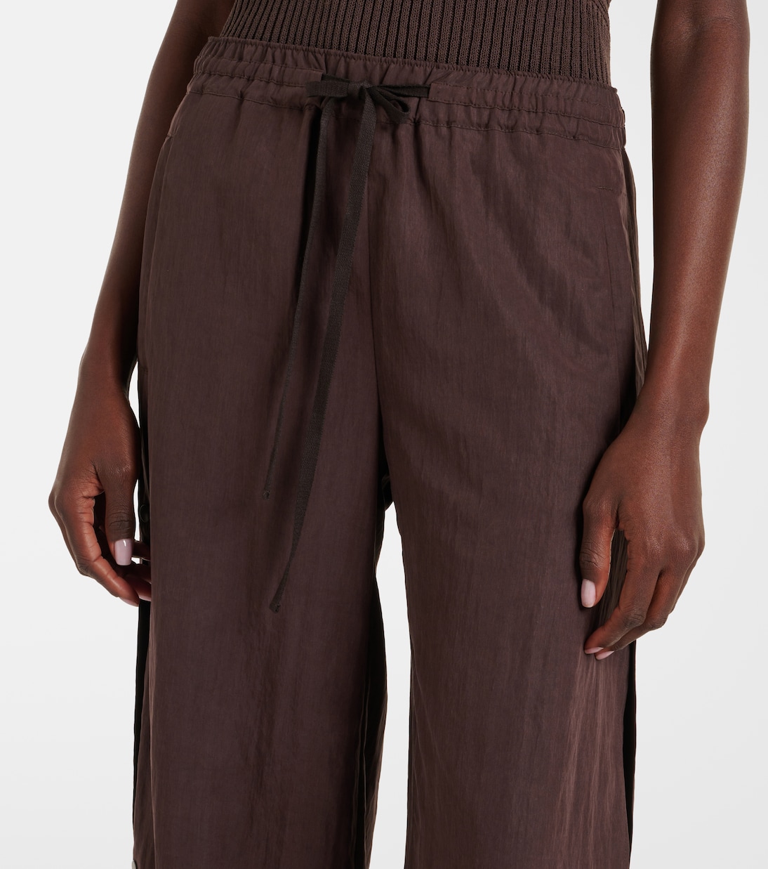 Slit-detail wide-leg pants | Vince