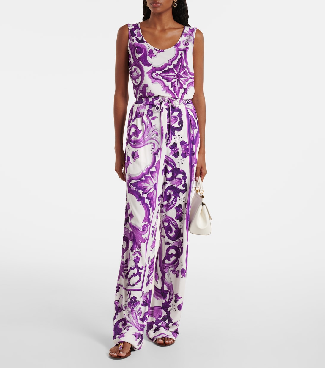 Pantalon ample Majolica | Dolce&Gabbana