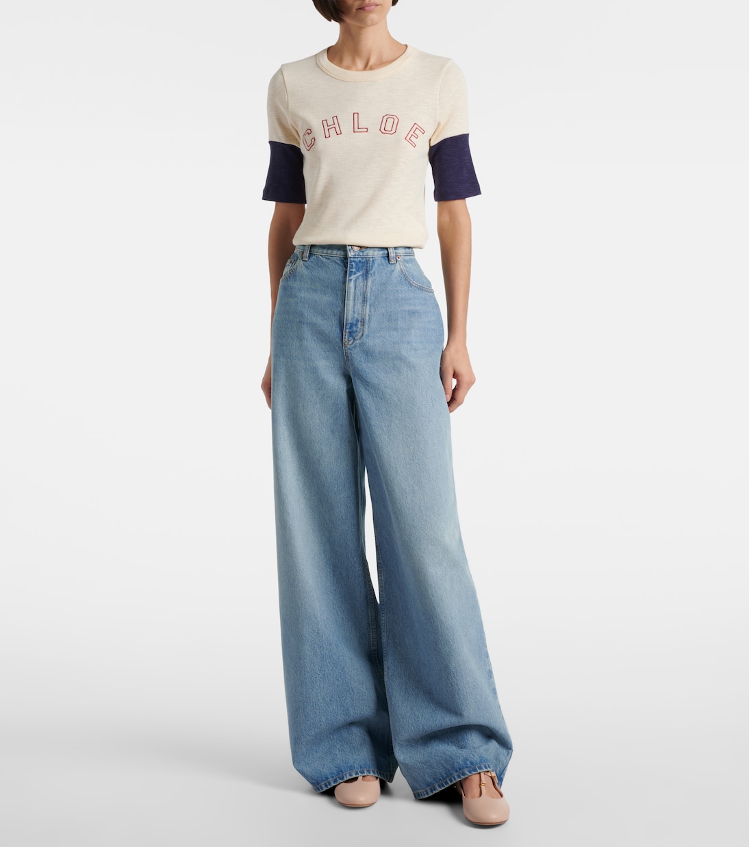 Marcie leather Mary Jane flats | Chloé