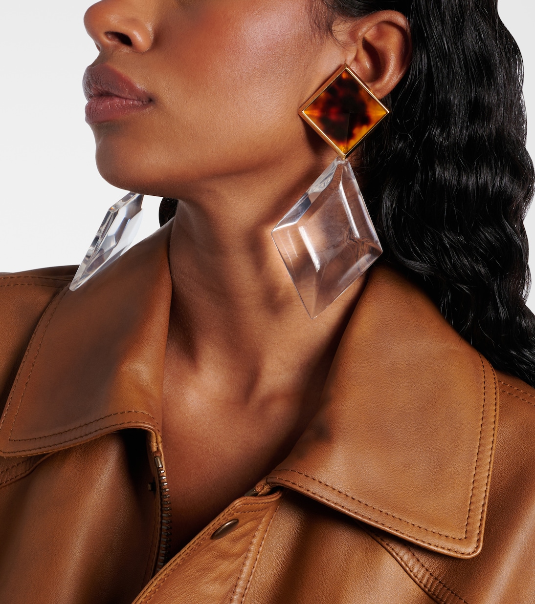 Orecchini a clip Pyramid | Saint Laurent