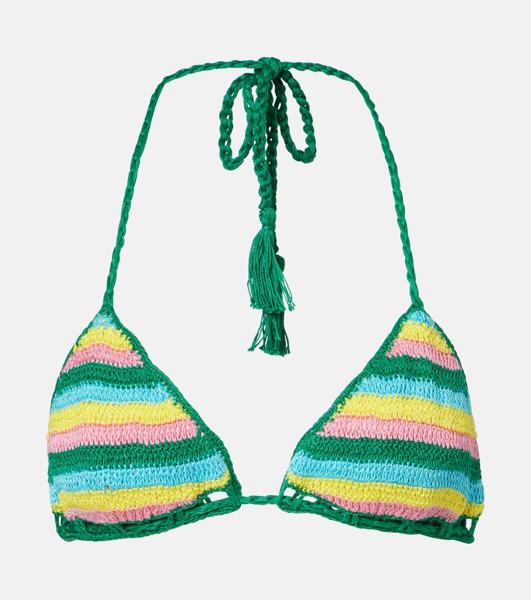 Top bikini Gabrielle in crochet di cotone | Anna Kosturova