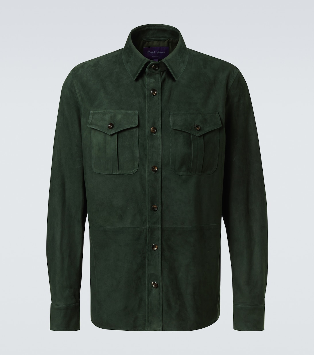 Sobrecamisa Barron de ante | Ralph Lauren Purple Label