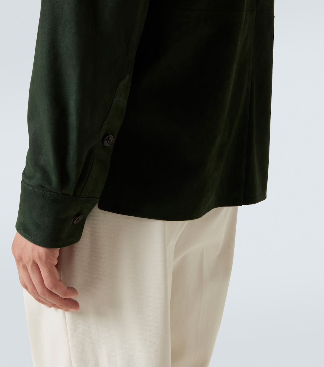 Sobrecamisa Barron de ante | Ralph Lauren Purple Label