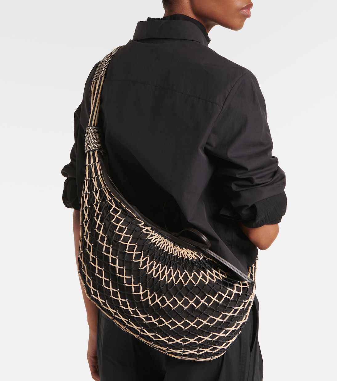 x Filt Croissant mesh shoulder bag | Lemaire