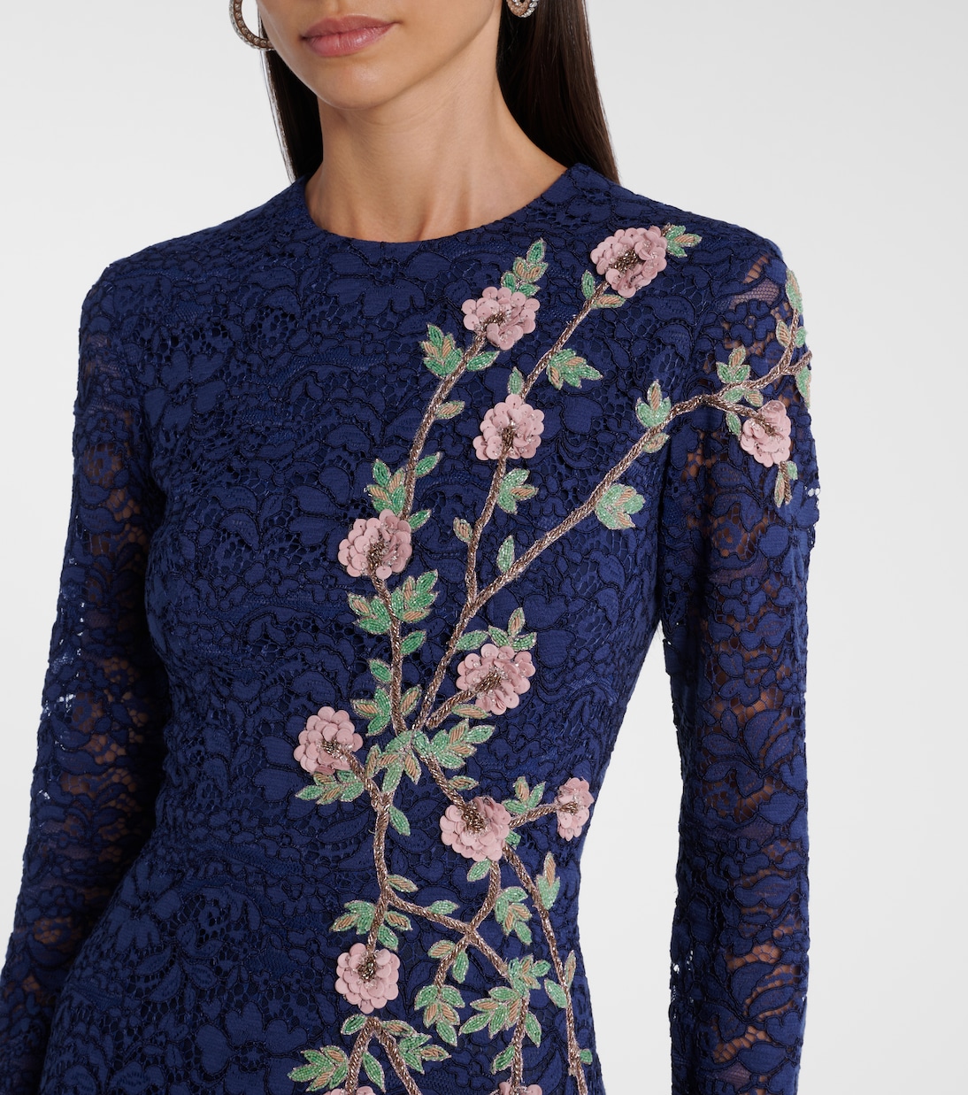 Marlena embellished lace cocktail dress | Costarellos