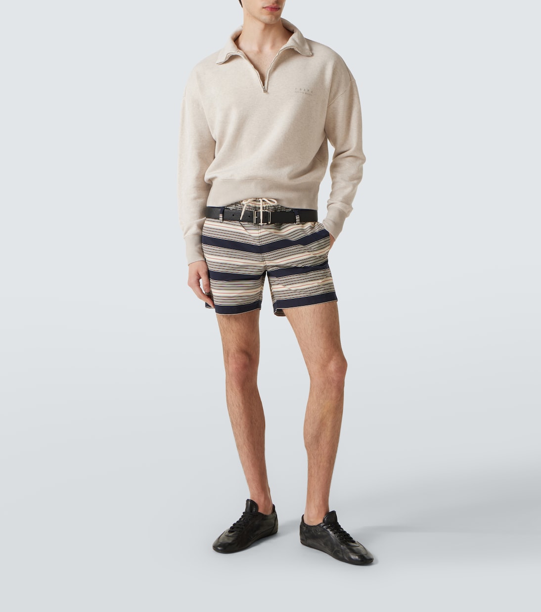 Cotton half-zip sweatshirt | Prada