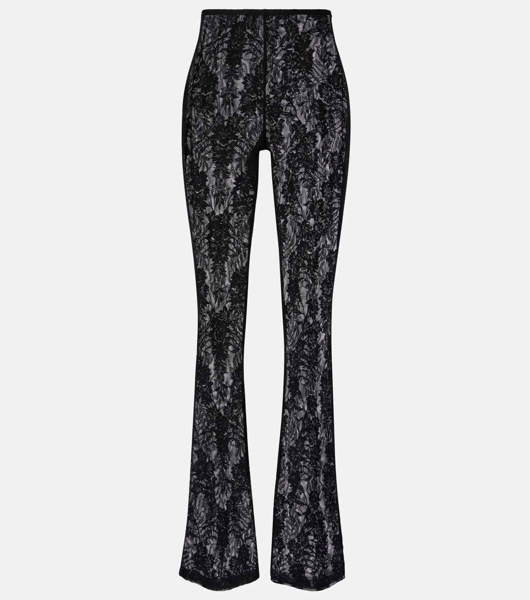 Lace flared pants  | Norma Kamali
