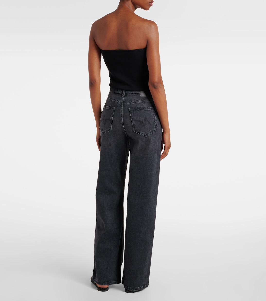 Jeans anchos New Baggy de tiro medio | AG Jeans