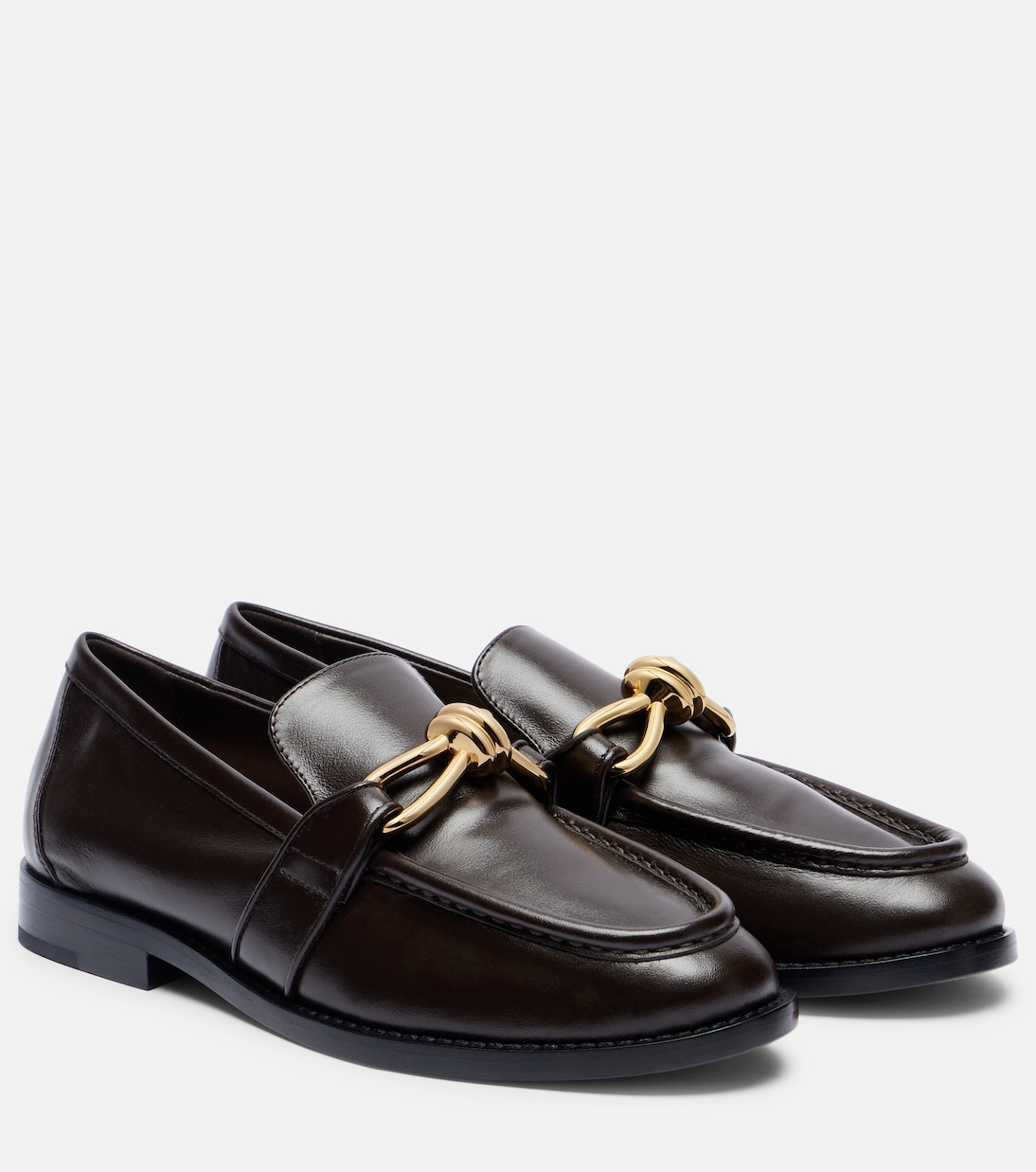 Mocassins Astaire Knot en cuir | Bottega Veneta