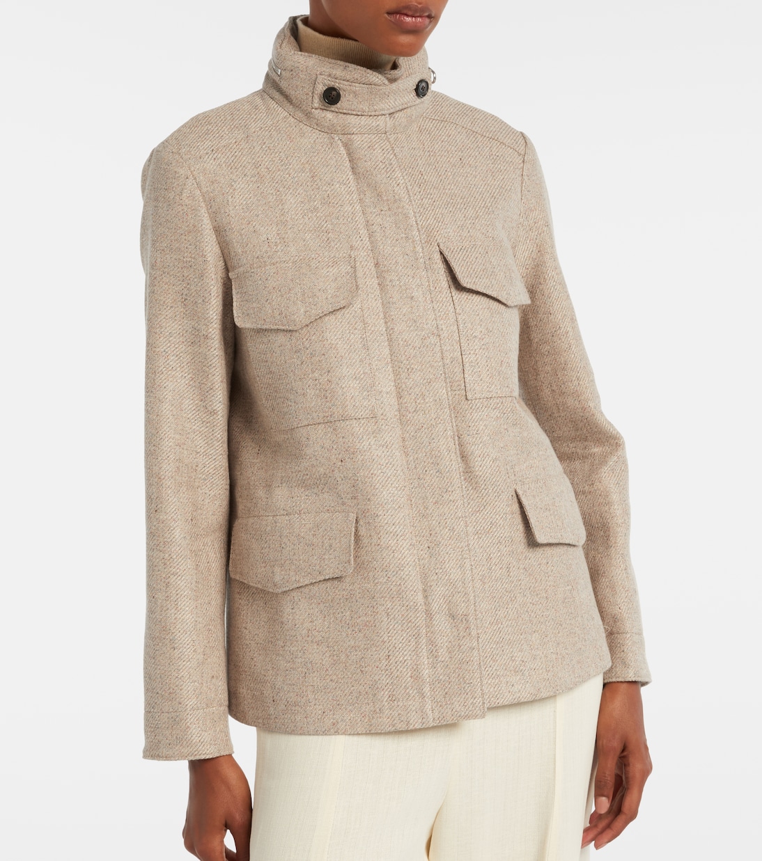 Traveller Mini linen and cotton jacket | Loro Piana