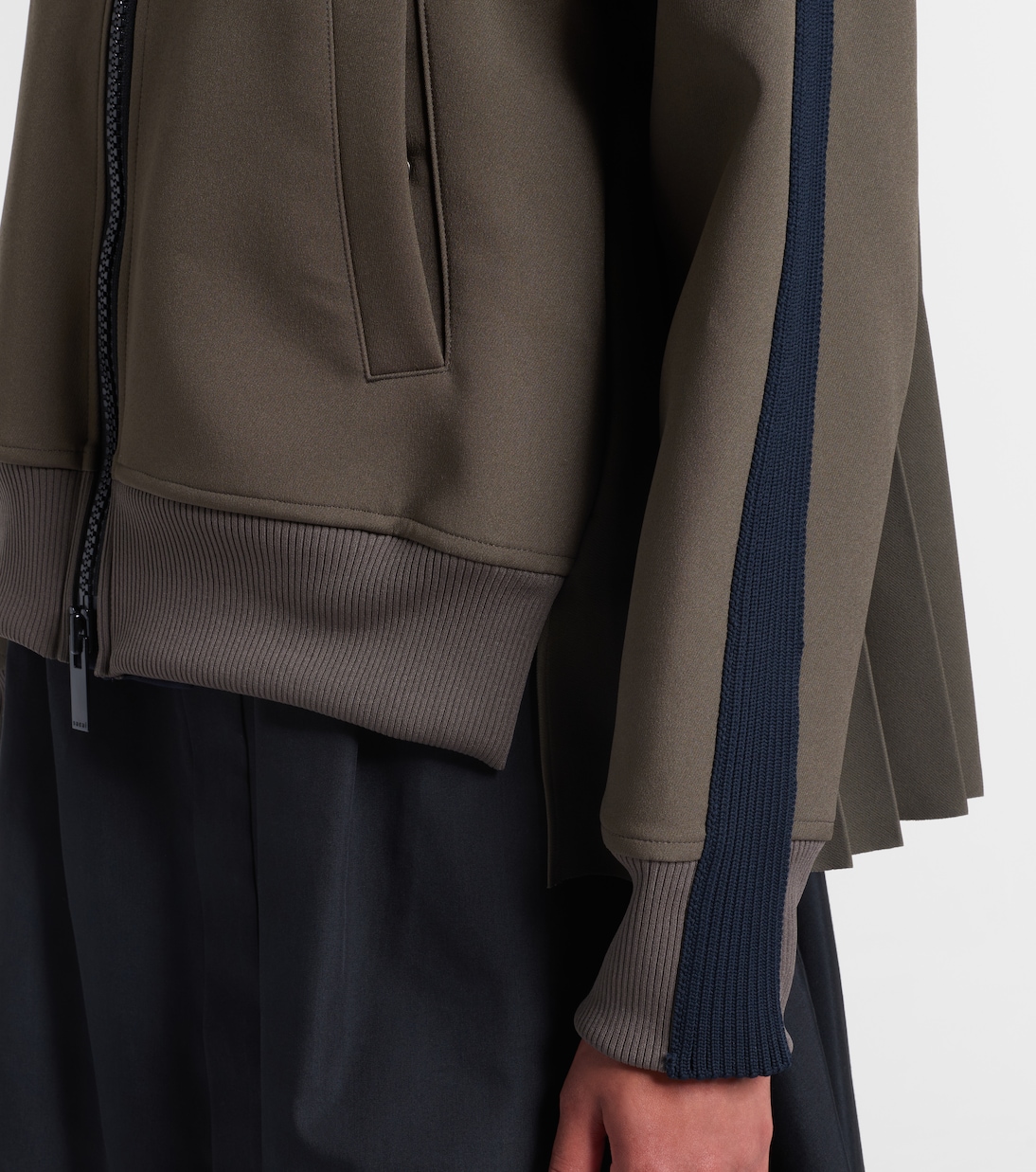 Jacke aus Matelassé und Twill | Sacai
