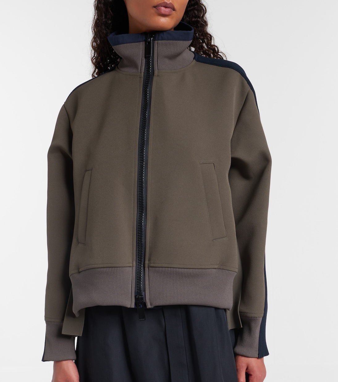 Jacke aus Matelassé und Twill | Sacai