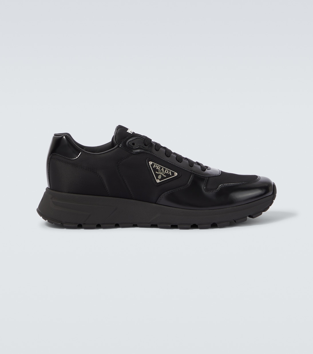 Re-Nylon and leather sneakers | Prada