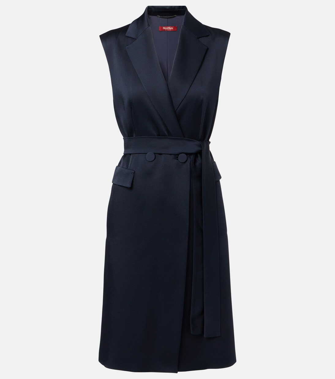 Afgano belted satin jacket | Max Mara