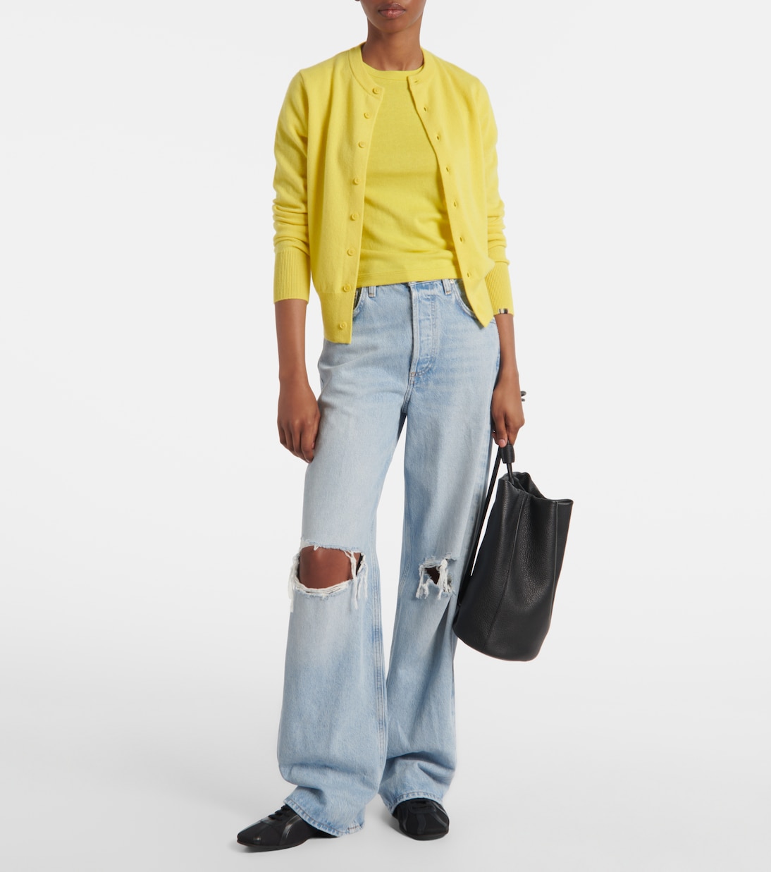 T-shirt N°292 America en coton et cachemire | Extreme Cashmere