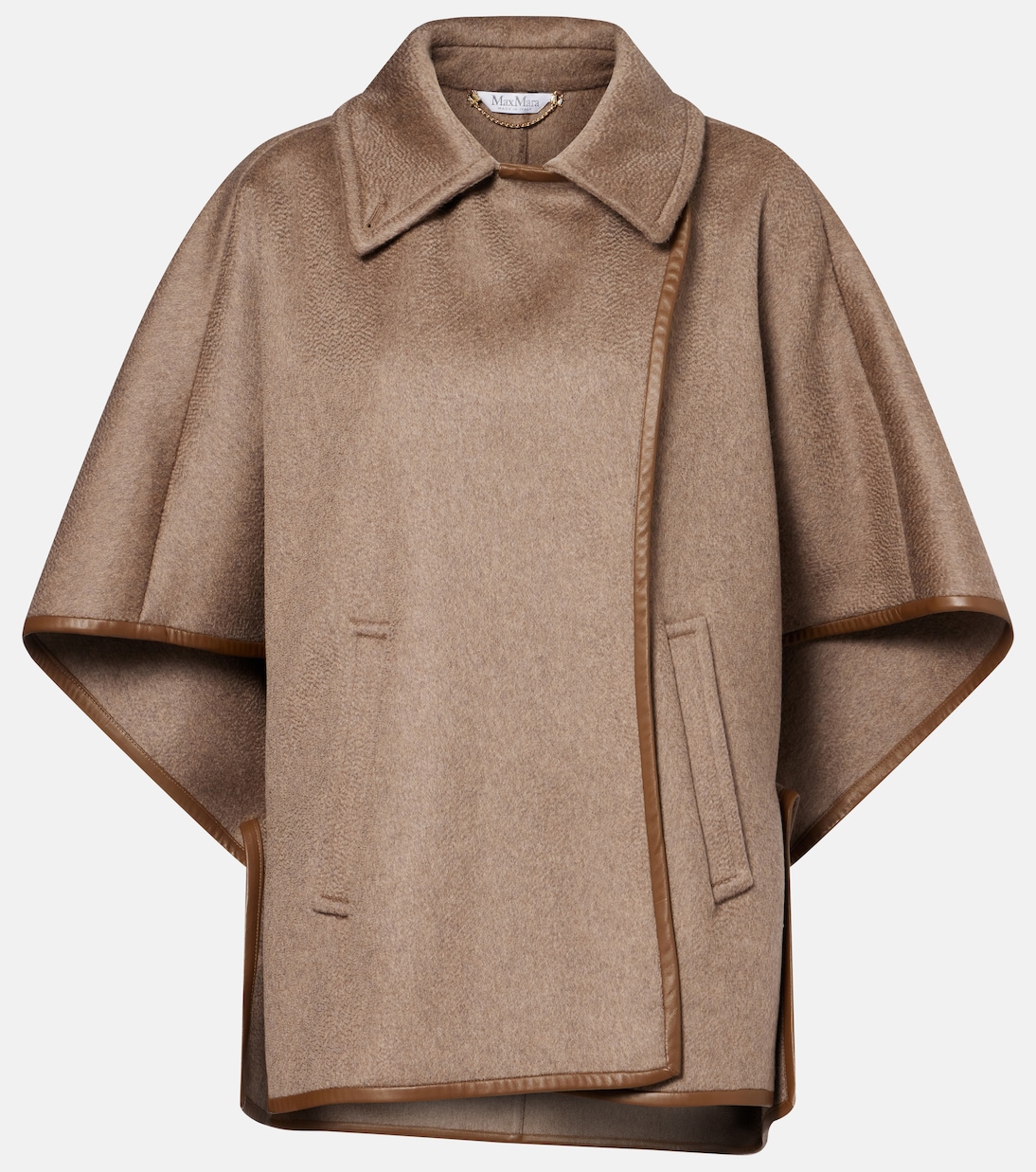 Cape Corsaro en cachemire et cuir | Max Mara