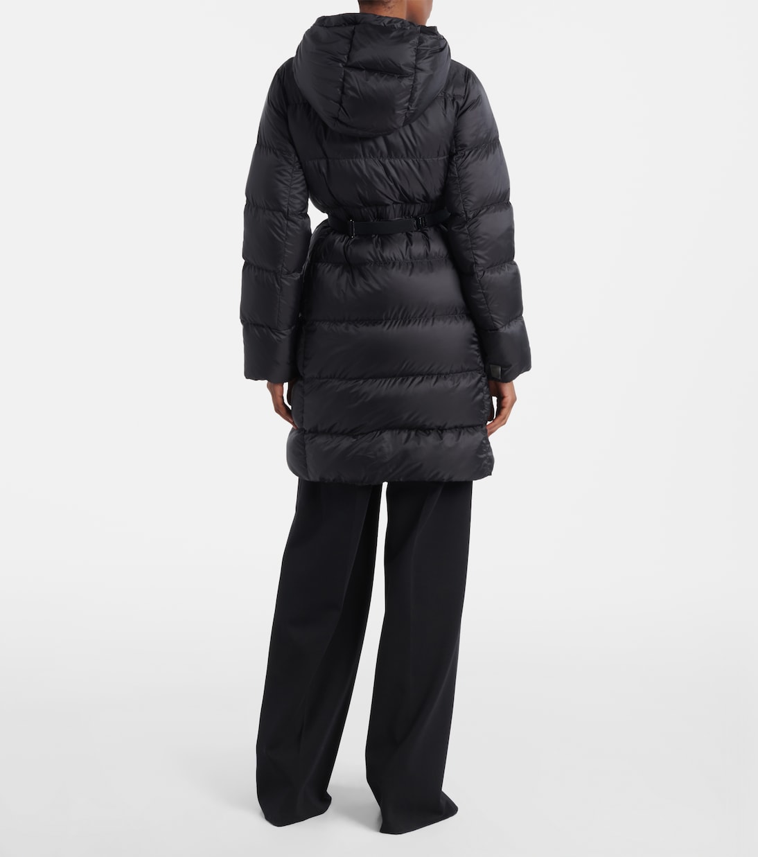 Belted quilted down coat | Max Mara