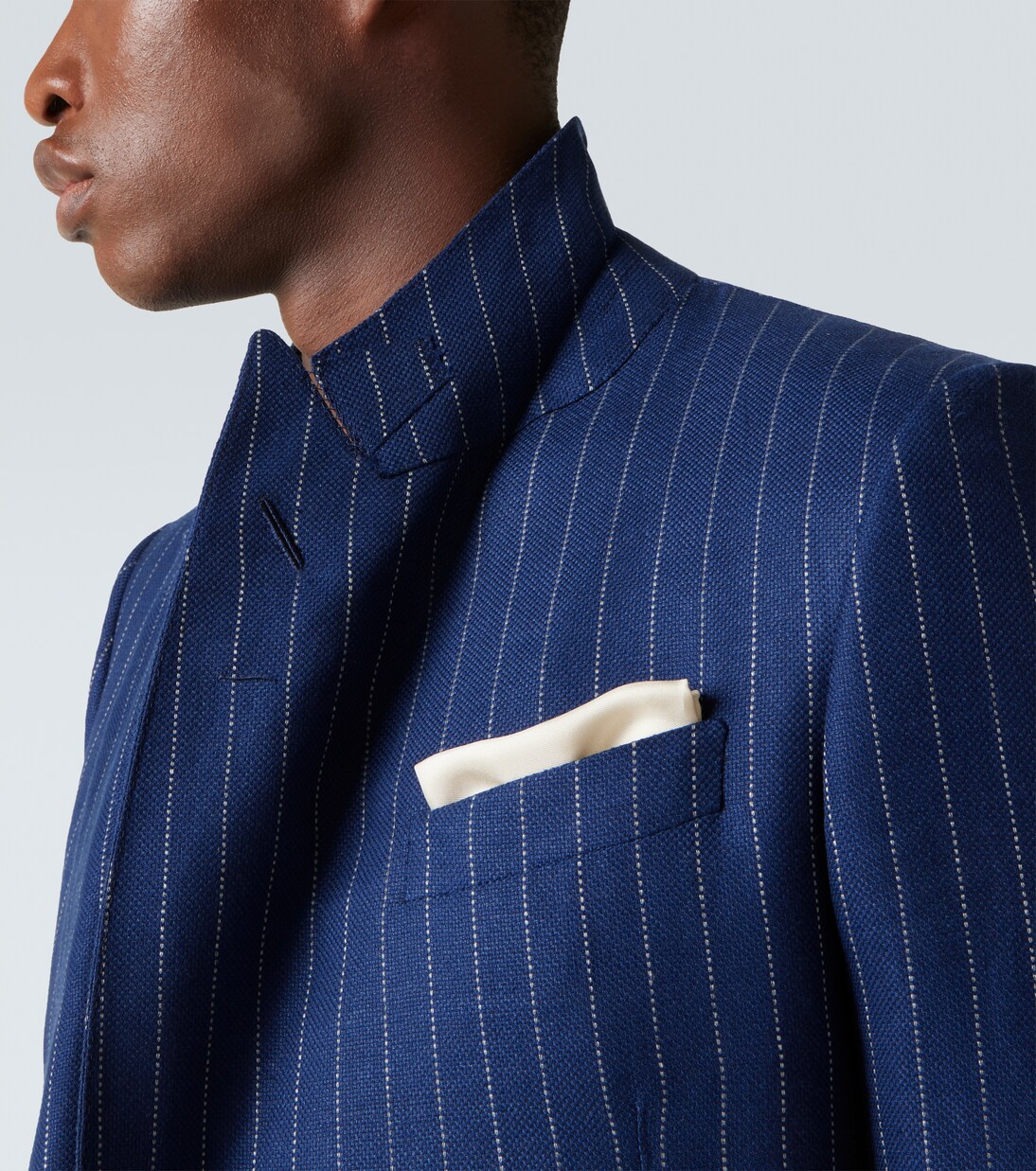 Pañuelo de bolsillo de sarga de seda estampado | Tom Ford