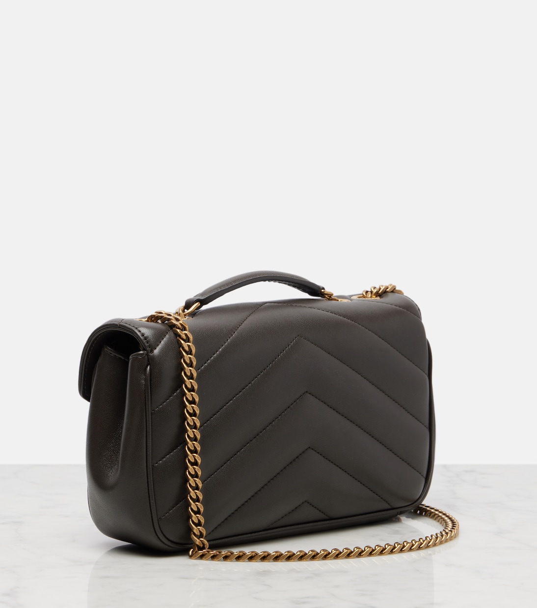 Loulou Small leather shoulder bag | Saint Laurent