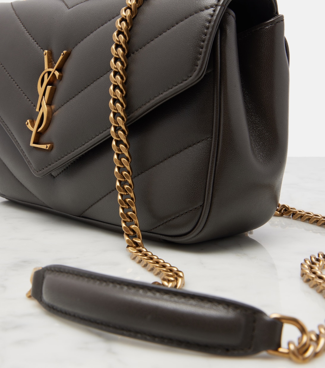 Loulou Small leather shoulder bag | Saint Laurent