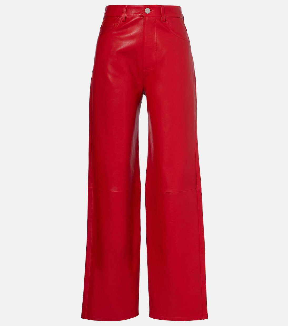 High-rise leather wide-leg pants | Róhe