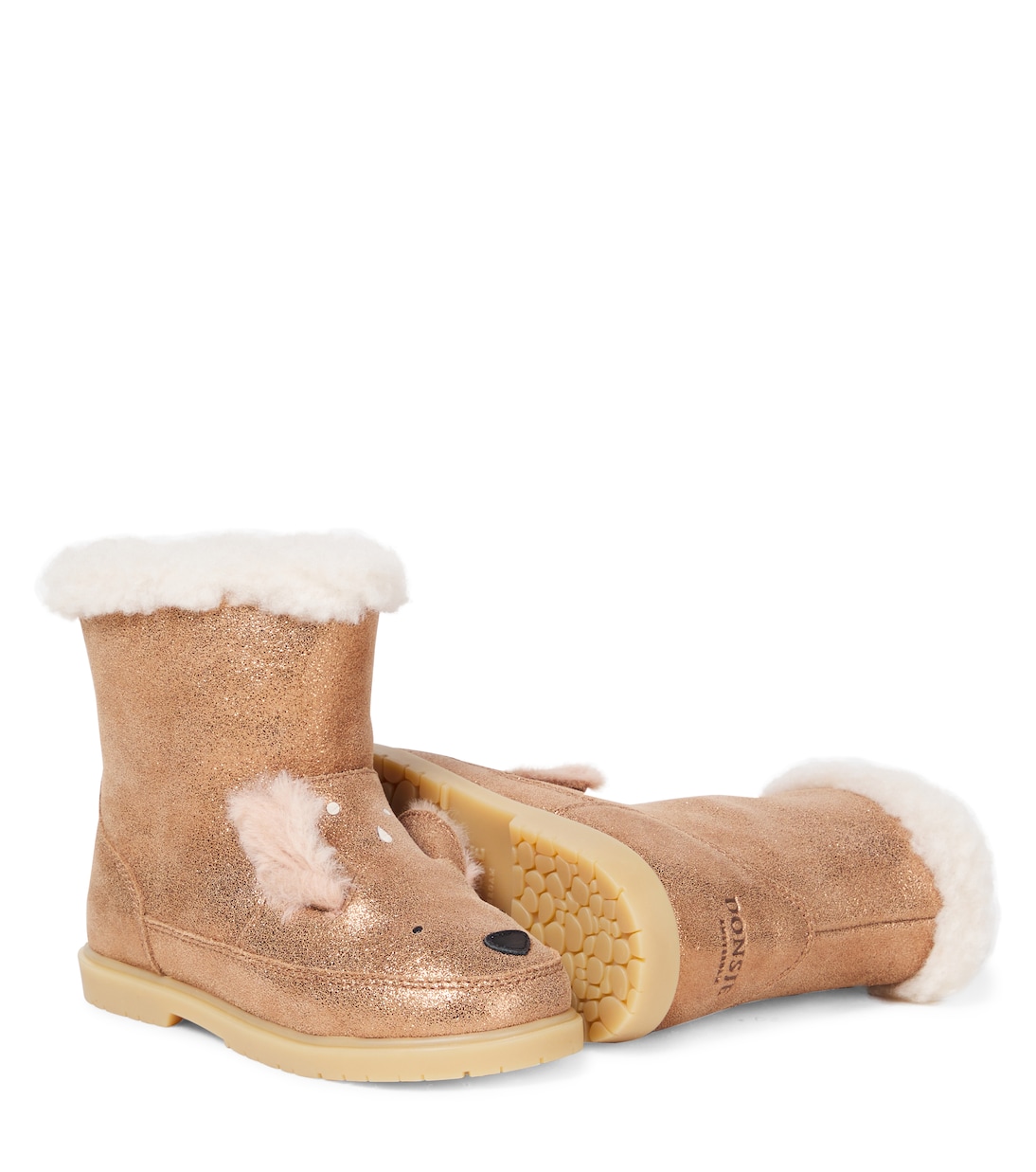 Eloniek glitter leather boots | Donsje