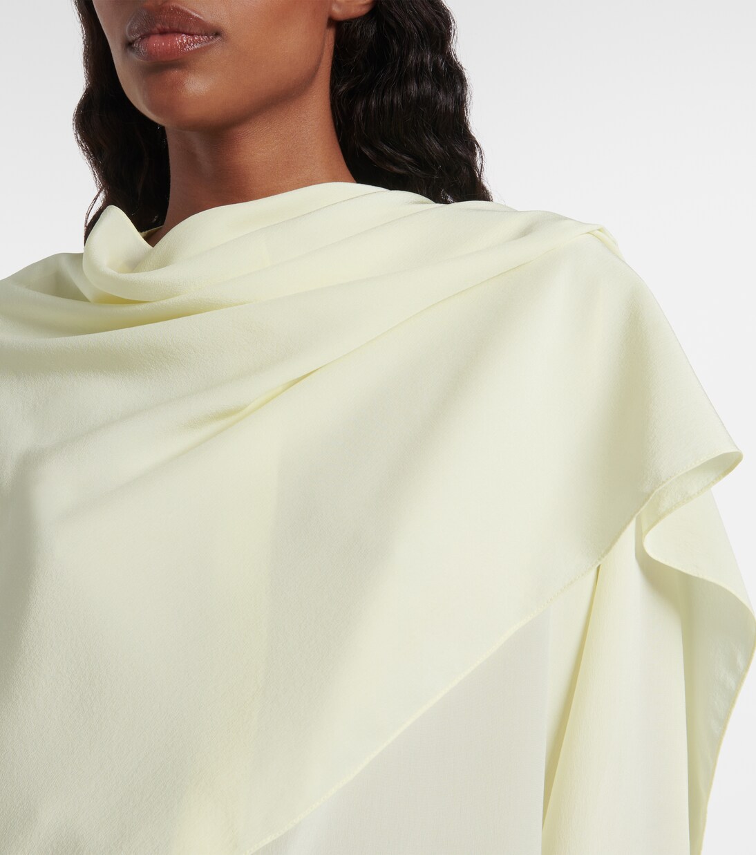 Kiki draped silk blouse | Calvin Klein