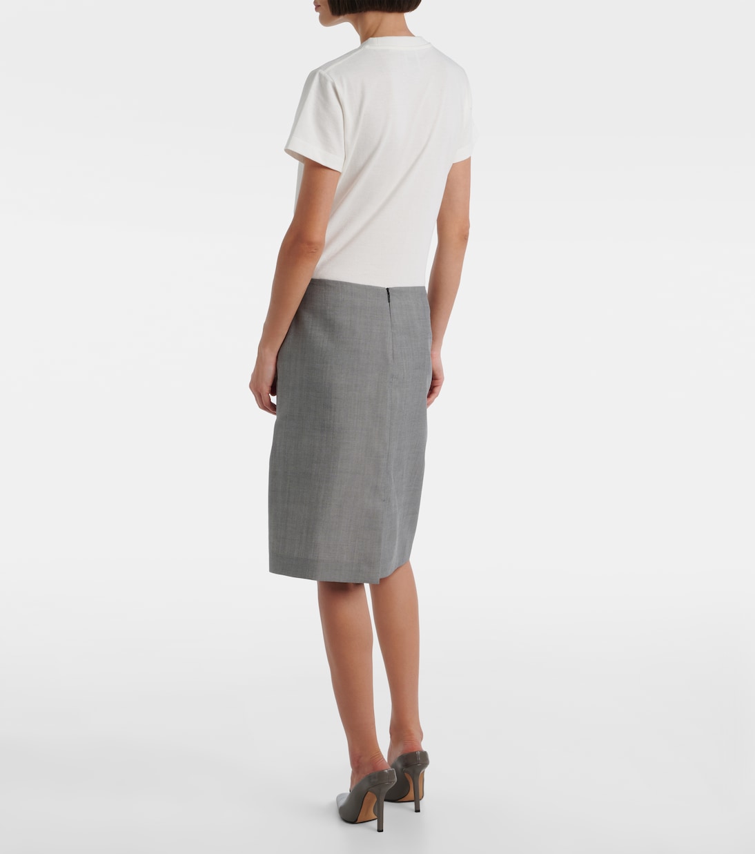 Falda tubo Luna de lana | Calvin Klein
