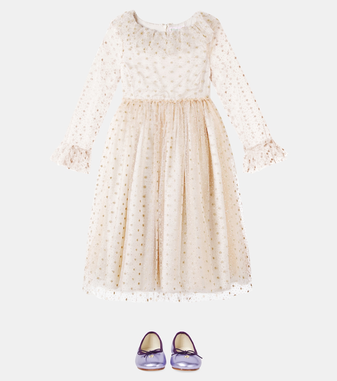 Junya embellished tulle dress | Bonpoint