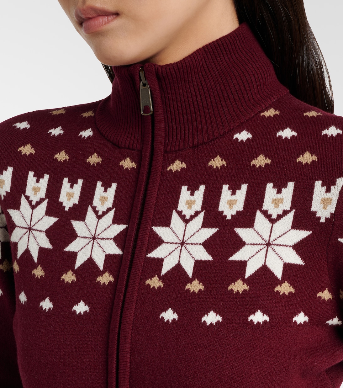 Cotton-blend half-zip sweater | The Upside