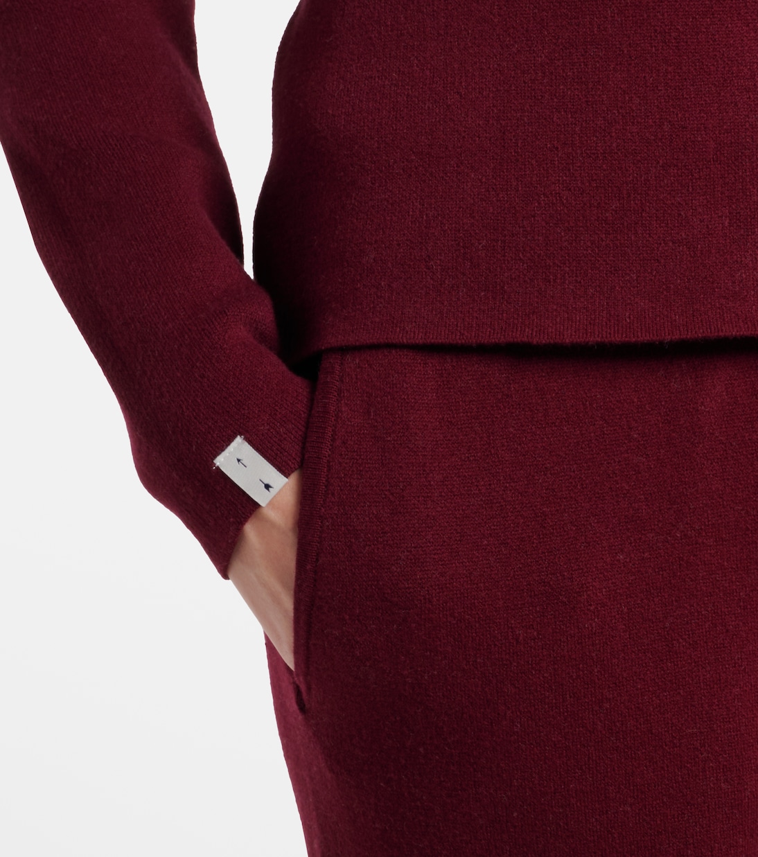 Cotton-blend half-zip sweater | The Upside