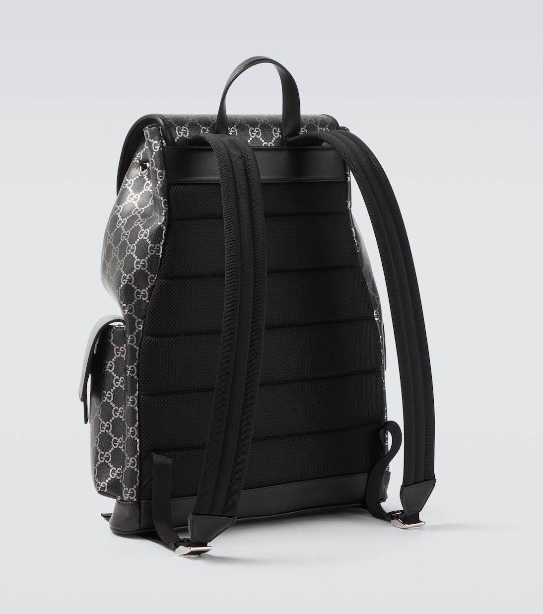 GG leather-trimmed backpack | Gucci