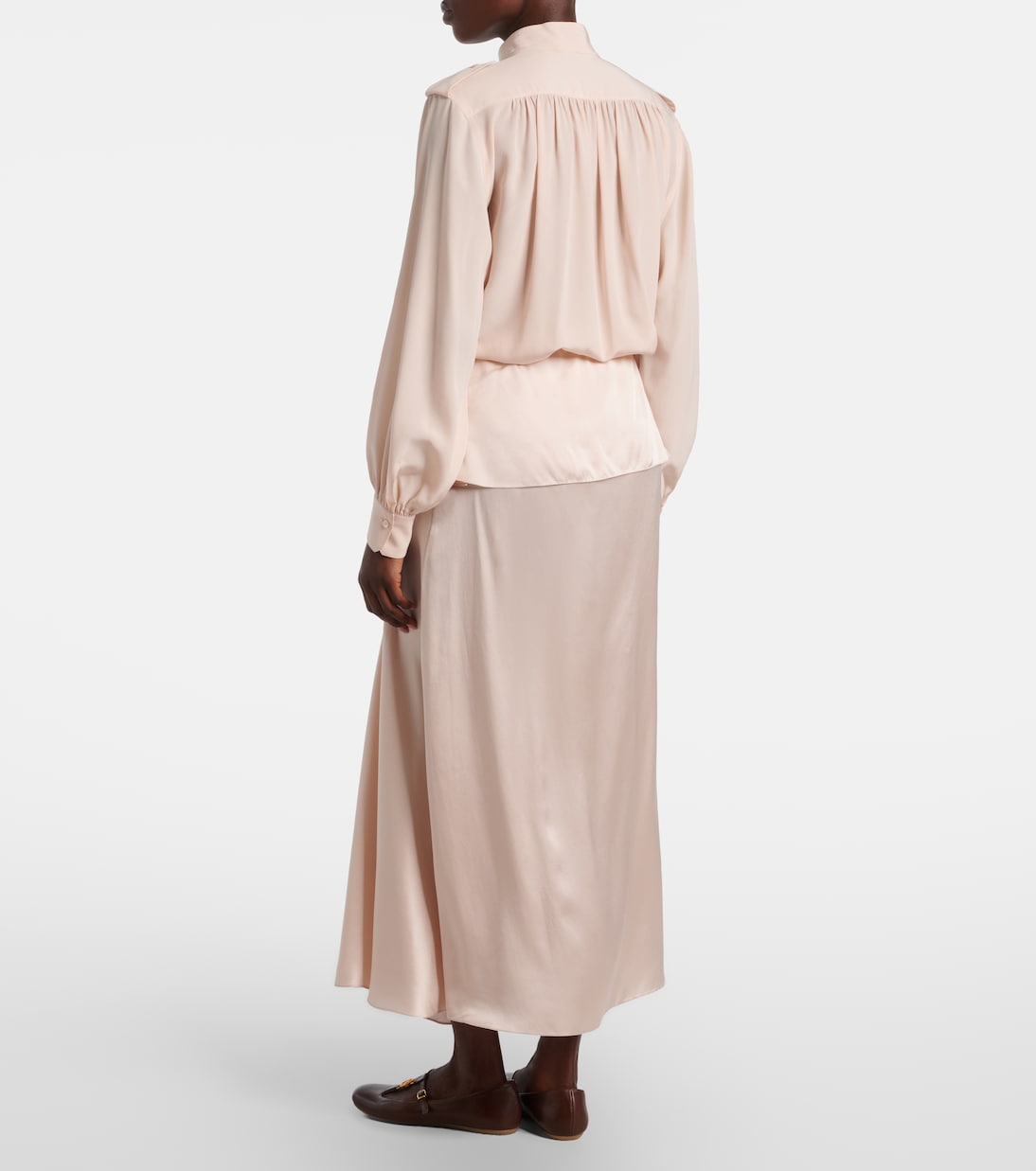 Ruffled silk skirt | Chloé