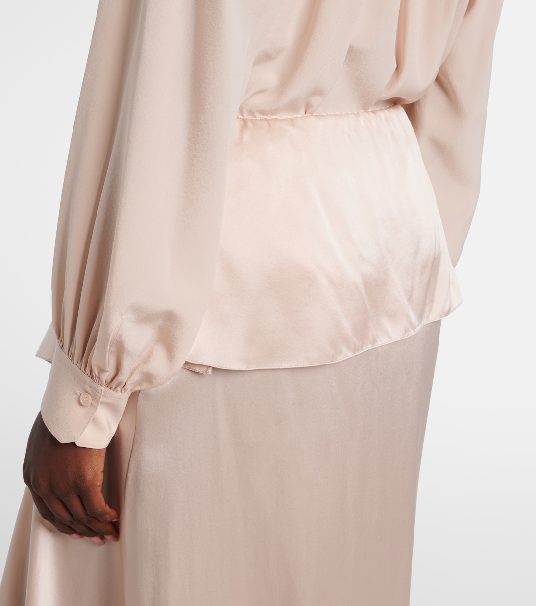 Ruffled silk skirt | Chloé