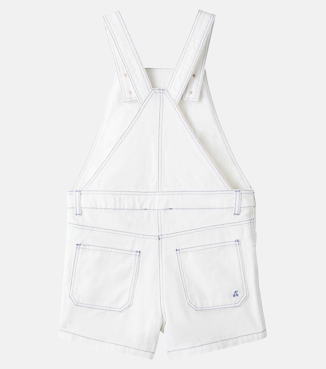 Laga logo cotton overalls | Bonpoint