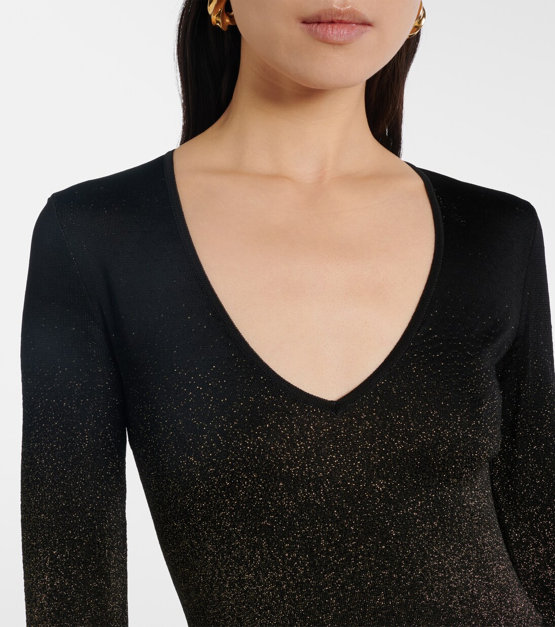 Glitter pleated gown | Roberto Cavalli