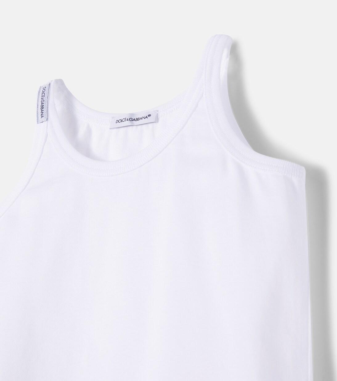 Set of 2 cotton jersey tank tops | Dolce&Gabbana Kids