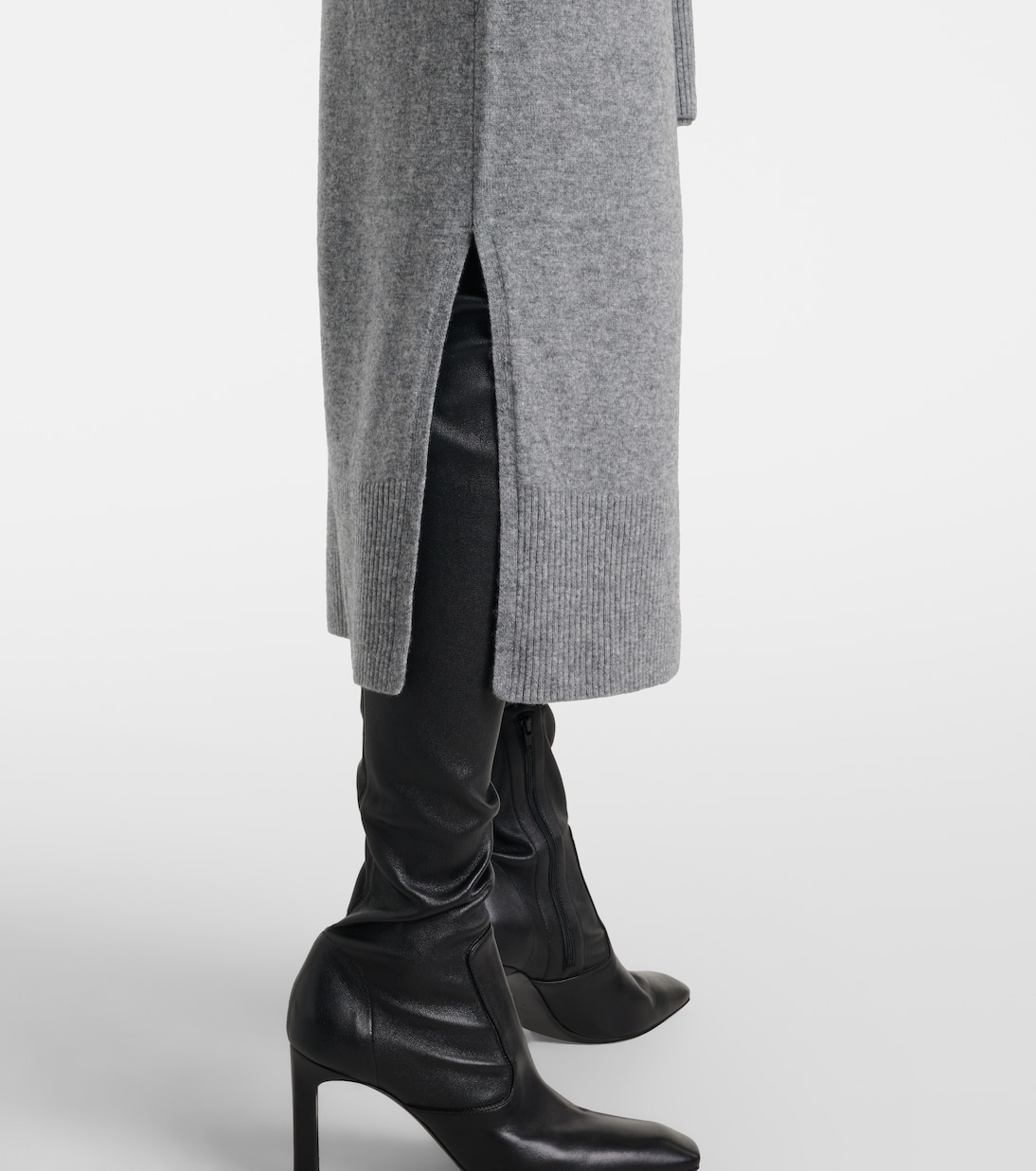 Salomez wool and cashmere wrap midi dress | Veronica Beard