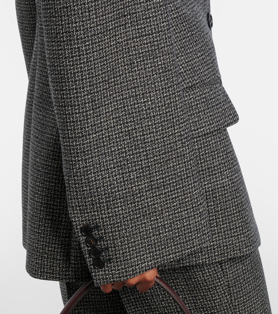 Houndstooth wool suit jacket | Acne Studios