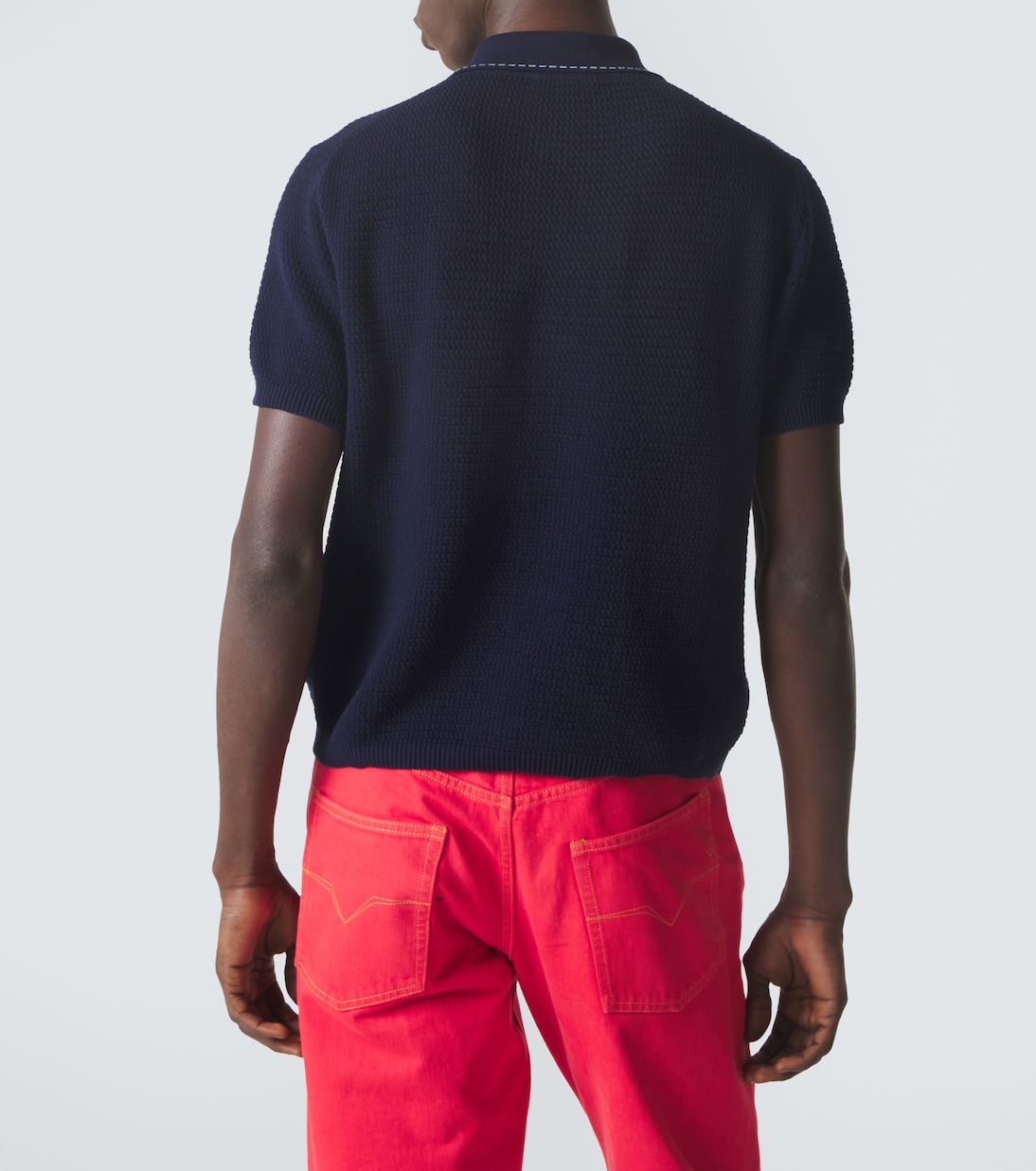 Cotton polo sweater | Versace