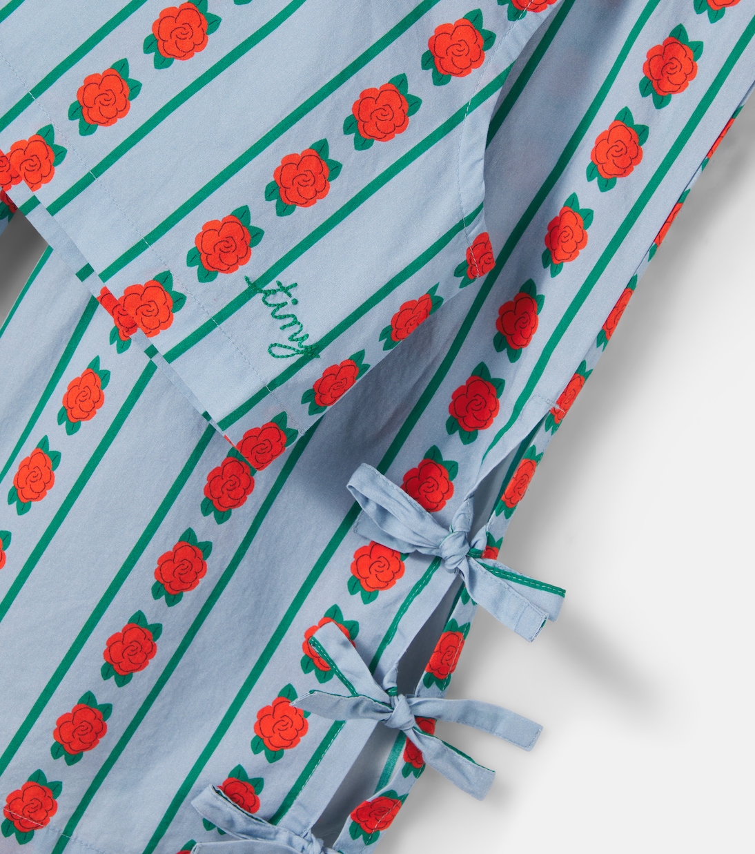 Floral cotton top and pants set | Tinycottons