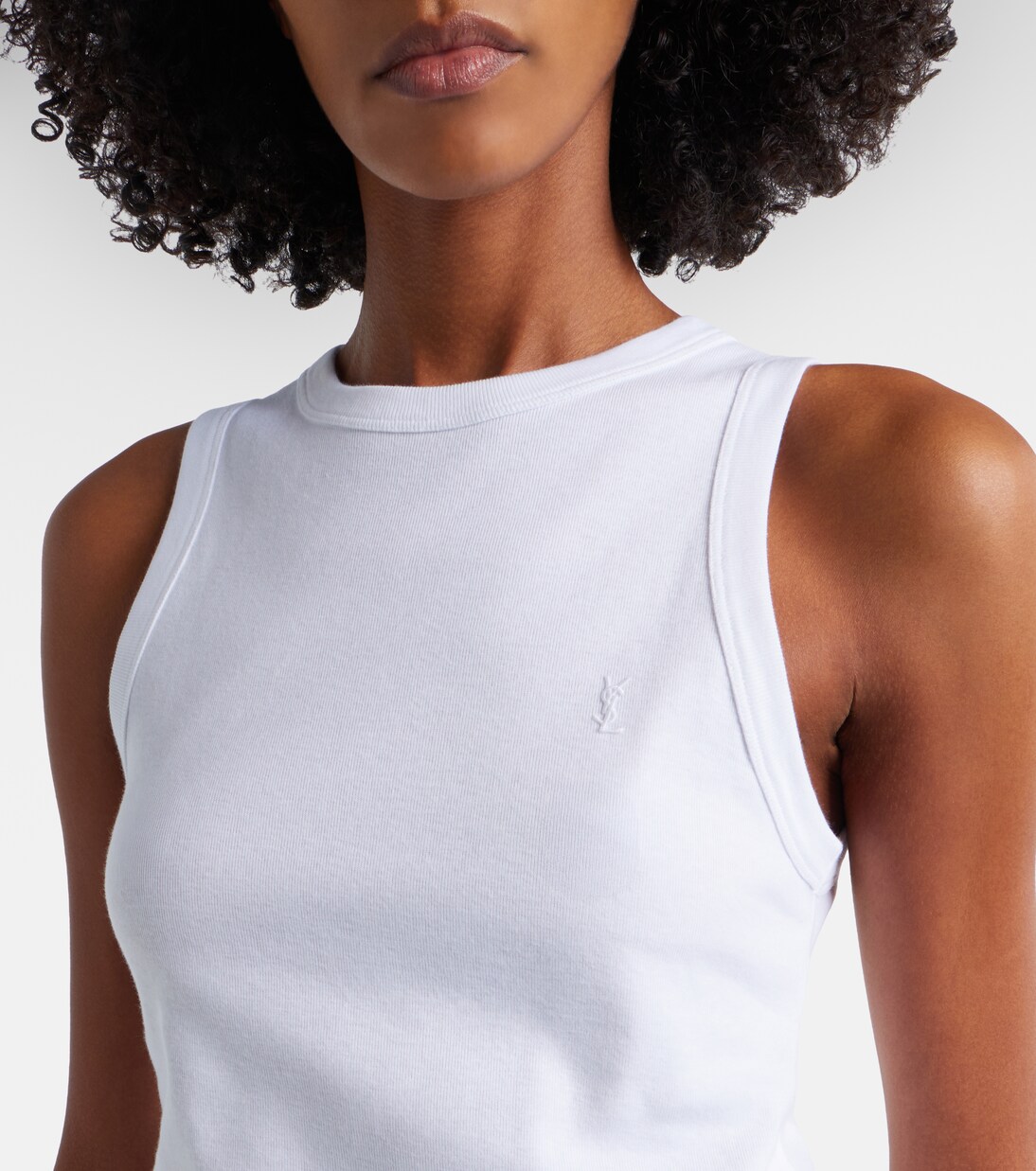 T-shirt Cassandre in cotone | Saint Laurent