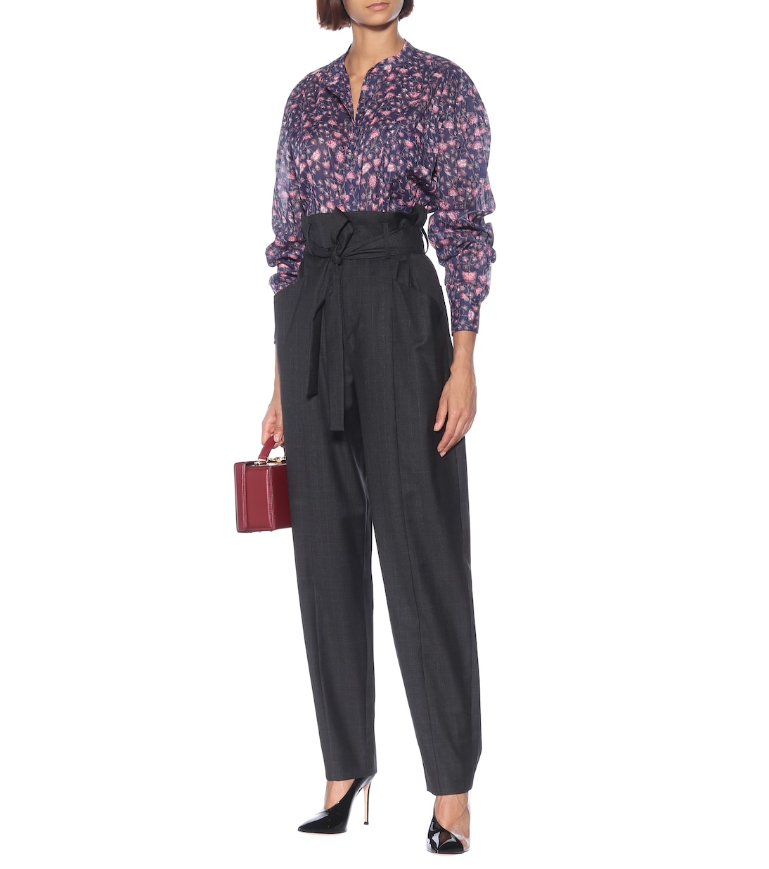Vittoria checked virgin wool pants | Marant Etoile