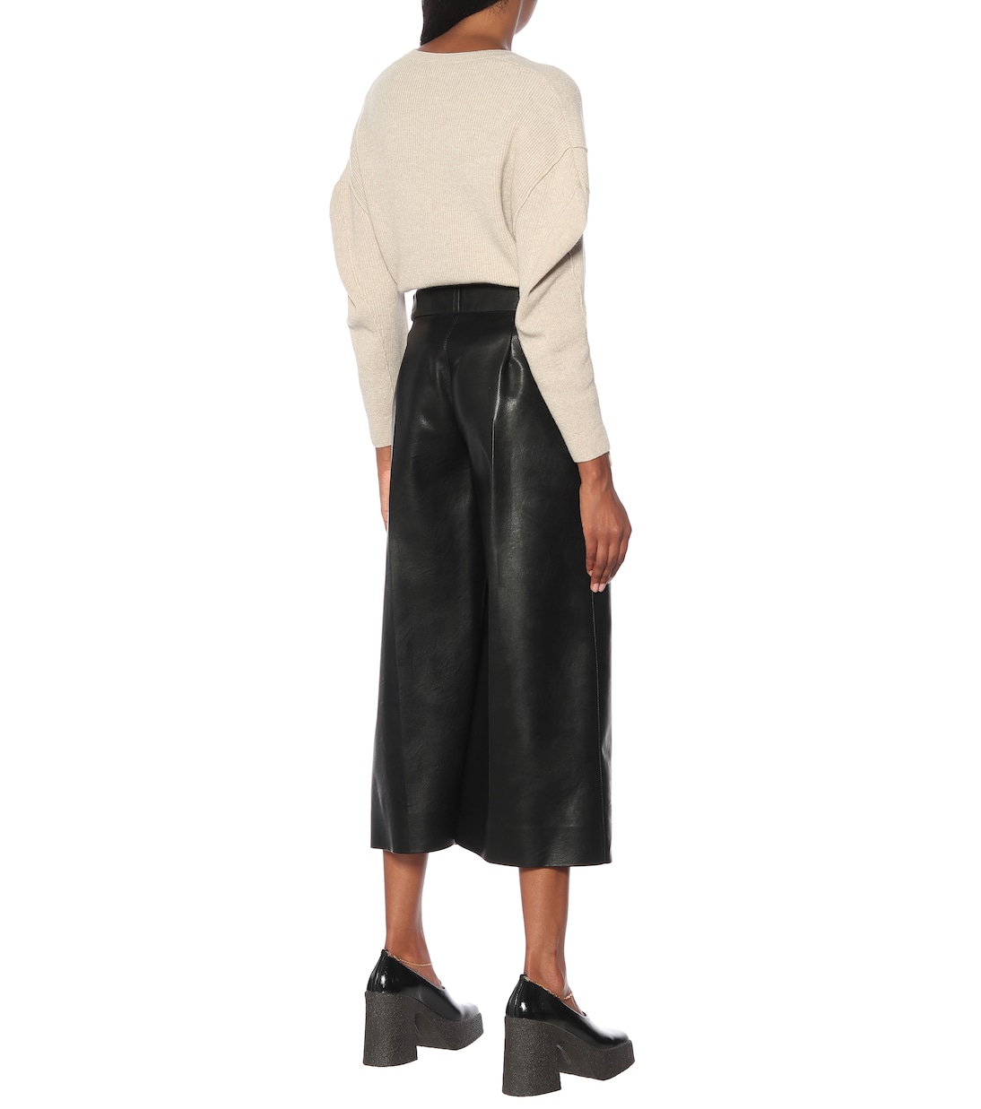Charlotte faux leather culottes | Stella McCartney